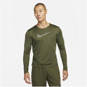 Nike Dri-fit Uv Run Division Sportsweater Heren Donkergroen Xl