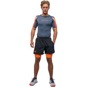 Under Armour Vanish Woven 2 In 1 Vent Sts Sportshort Heren Zwart Xs