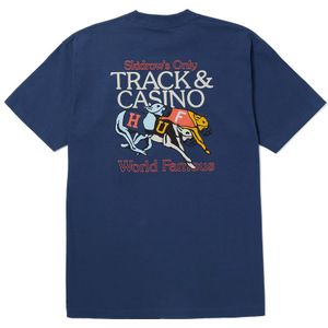 HUF - Long Shot - Casual T-shirt - Donkerblauw - Katoen