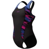 Speedo Eco+ Plastisol Laneback Badpak Dames Zwart 3xl/46