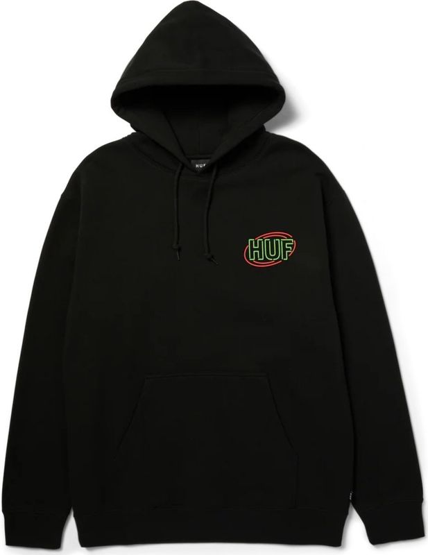 Huf - Promo - Casual Sweater - Zwart - Heren