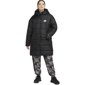 Nike Parka Casual Winterjas Dames Zwart L/40