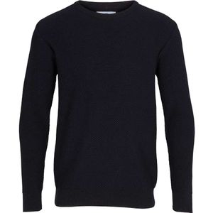 Kronstadt Gavin Cotton Casual Sweater Heren Donkerblauw