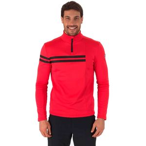 Rossignol + Halve Rits Skipully Heren Rood M