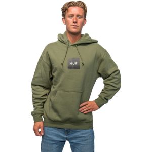 Huf Set Box Pullover Casual Sweater Heren Groen S