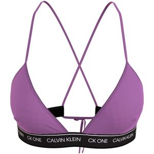 Calvin Klein Triangle Rp Bikini Top Dames Fuchsia
