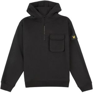 Lyle And Scott Pocket Quarter Zip Bb Casual Sweater Jongens Zwart