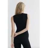Lune Active Active Bamboo Singlet Dames Zwart Xl