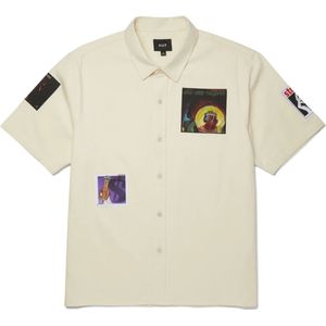 HUF - Stax Patches - Overhemd - Beige - Katoen