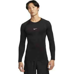 Nike Pro Dri-fit Compressieshirt Heren Zwart