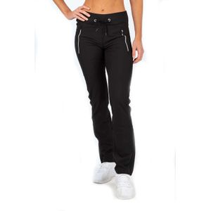 Sjeng Sports Lengte Maat Paris Black Incl. 2 Zakken + Rits Trainingsbroek Dames Zwart