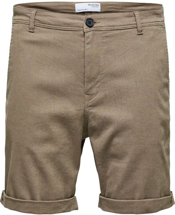 Selected Homme Casual Short Heren Bruin M
