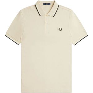 Fred Perry Twin Tipped Polo Heren Ecru