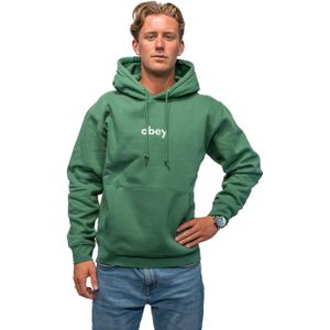 Obey Lowercase Hood Casual Sweater Heren Groen