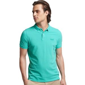 Superdry Vint Destroy Polo Heren Aqua-azur