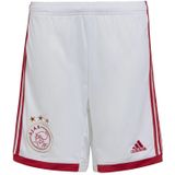 Adidas Ajax H Sho Y.white Voetbalbroek Jongens Wit