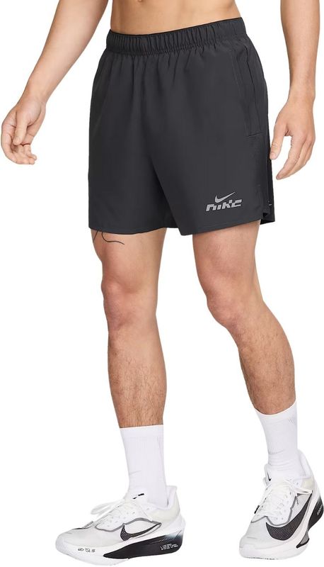 Nike - Challenger Flash Dri-FIT - Hardloopshort - Grijs - Sneldrogend, Geïntegreerd Binnenbroekje