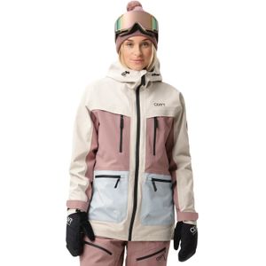 Colourwear Transfer Ski/snowboard Jas Dames Taupe Dessin S/36