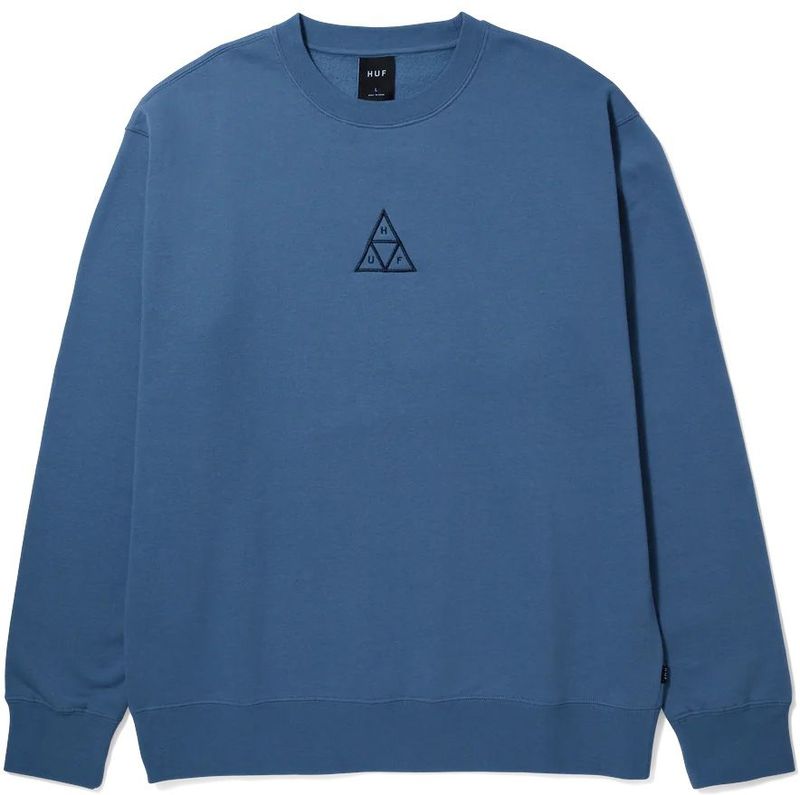 HUF - Set Triple Triangle Crewneck - Sweater - Blauw