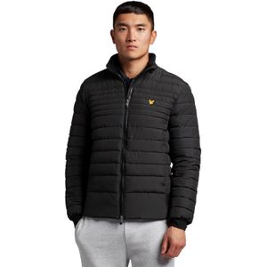 Lyle And Scott Back Stretch Quilted Casual Winterjas Heren Zwart