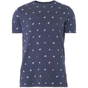 Lacoste 1ht1 Casual T-shirt Heren Blauw