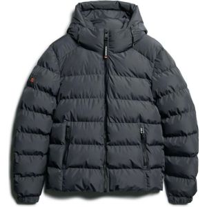 Superdry Hooded Sports Puffer Casual Winterjas Heren Bruin