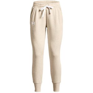 Under Armour Rival Fleece Joggers Joggingbroek Dames Beige