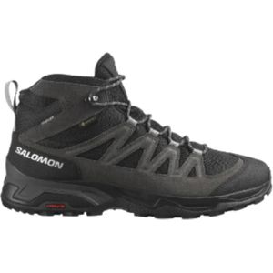 Salomon X Ward Leather Mid Gtx Wandelsneakers Heren Antraciet