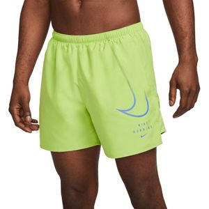 Nike Dri-fit Run Division Challanger Hardloopshort Heren Wijd Groen L