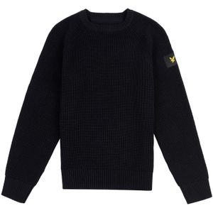 Lyle And Scott Heavy Raglan Crew Casaul Winterjas Jongens Zwart