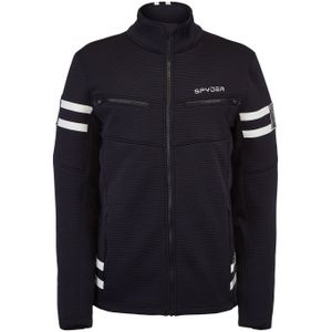 Spyder Wengen Encore Full Zip Ski Sweater Heren Zwart