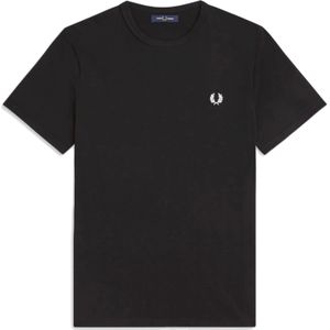 Fred Perry Tipped Casual T-shirt Jongens Blauw