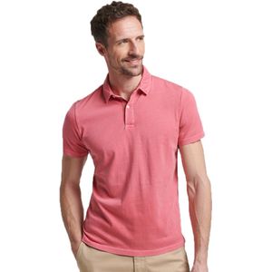 Superdry Studio Jersey Polo Heren Pink M