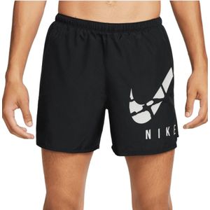 Nike Dri-fit Challenger Run Hardloopshort Heren Donkergroen