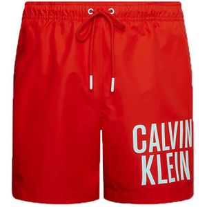 Calvin Klein Medium Drawstring Zwemshort Heren Rood