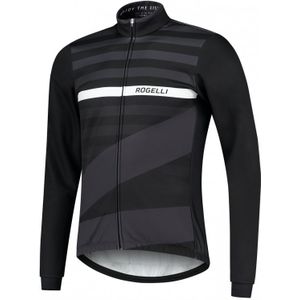 Rogelli Stripe Fietsjas Heren Zwart L