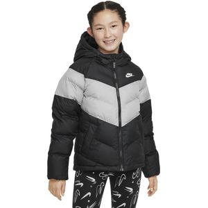 Nike Sportwear Casaul Winterjas Jongens Zwart Dessin 128