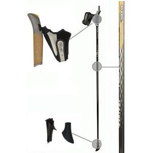 Exel  Nordic Walking Stokken Midden Grijs 130
