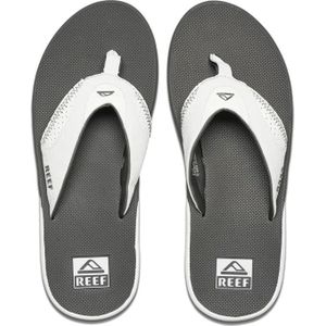 Reef Fanning Slippers Heren Wit