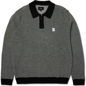 Huf Megablast Two Tone Waffle Casual Sweater Heren Zwart M