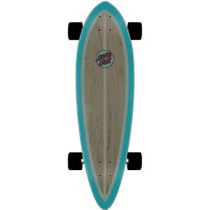 Santa Cruz Cabana Dot Pintail Longboard Blauw Dessin