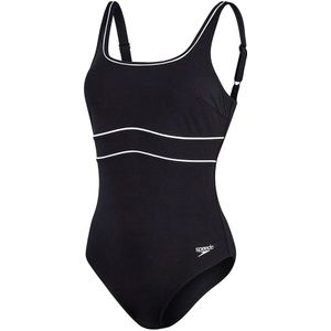 Speedo Eco New Contour Eclipse 1p Badpak Dames Zwart Dessin