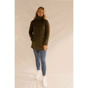 Luhta Iloniemi Softshell Winterjas Dames Groen S/36