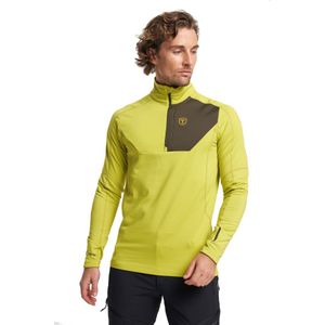 Tenson Txlite Half Zip Skipully Heren Geel