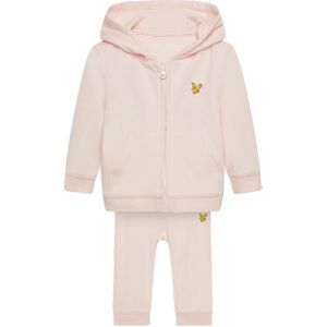 Lyle And Scott Bb Zip Through And Jog Set Casual Sweater Jongens Roze 74