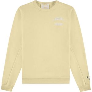 In Gold We Trust The Slim Light Casual Sweater Heren Geel M