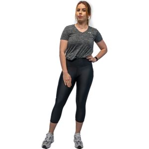 Under Armour Heatgear Armour Hi-rise Sportlegging Dames Capri Zwart Xs/34