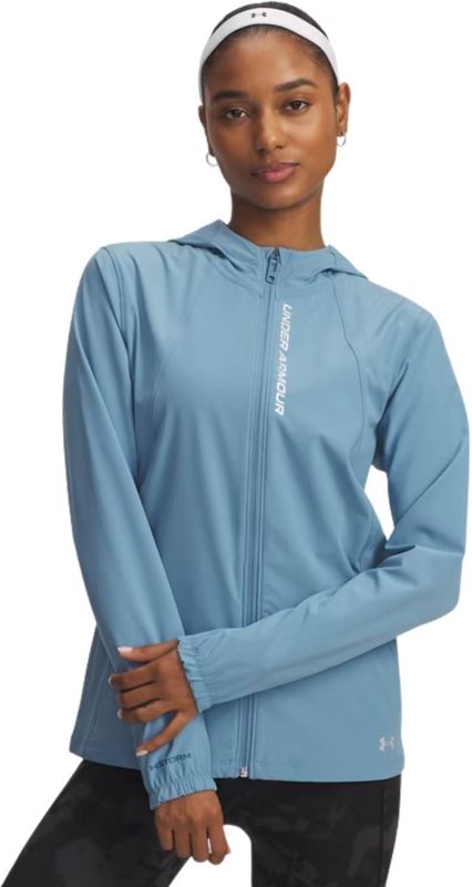 Under Armour - OutRun The Storm - Trainingsjas - Blauw - Dames