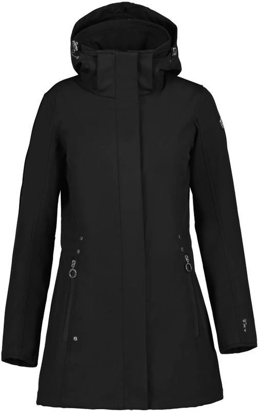 Luhta Iloniemi Softshell Winterjas Dames Zwart L/40
