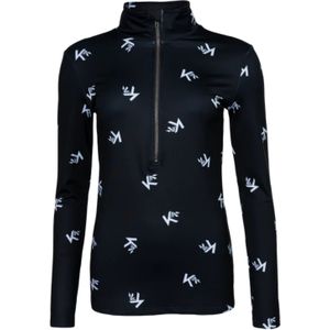 Kou Monogram Ski Pully Dames Zwart S/36